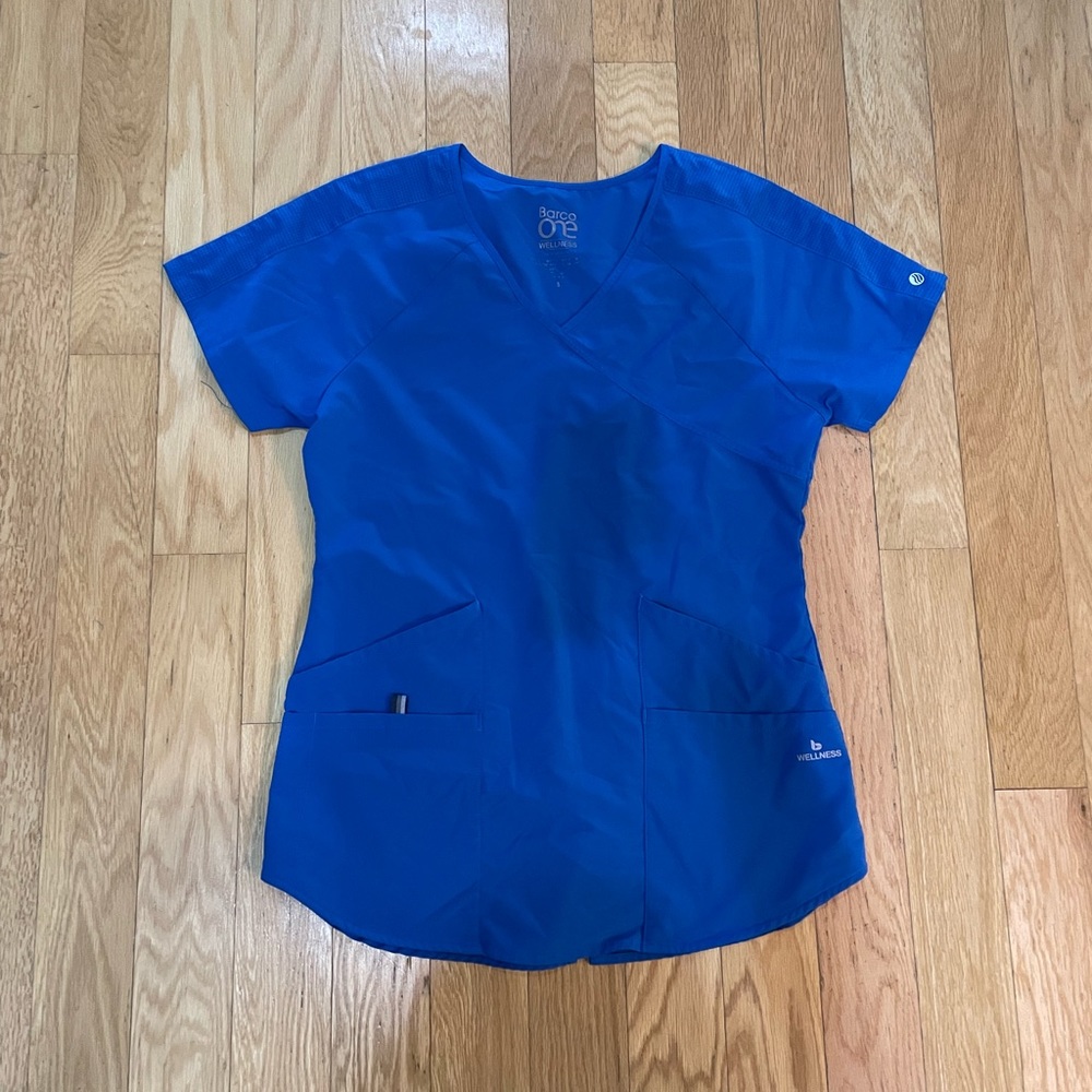 Barco One Royal Blue Scrub Top